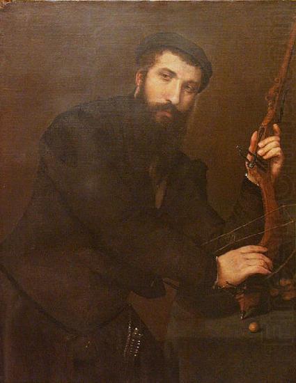 Lorenzo Lotto Portrait of a Crossbowman